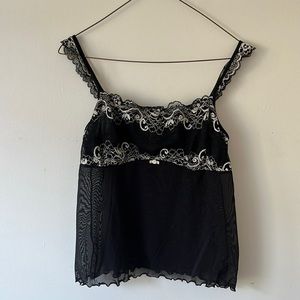 Gilligan & O’Malley Sexy Mesh Top